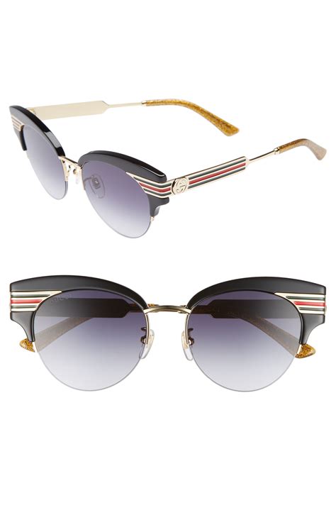 gucci cat-eye eyeglasses|gucci 53mm cat eye sunglasses.